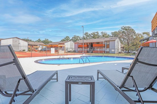 The Marq Shreveport Pool chairs